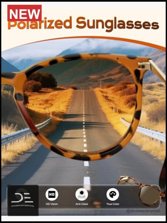 Polarized Round Sunglasses with UV400 Protection, 3-Pack main image 6